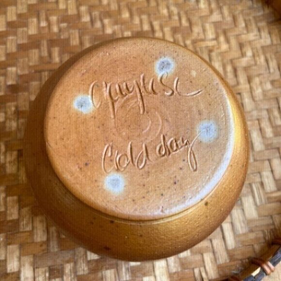 Studio pottery Handmade small pottery vase bowl jar OOAK - Picture 8 of 8